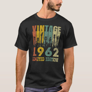 Vintage 1962 Birthday  Guitar  61st Birthday T-Shirt