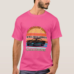 Vintage 1962 Classic Car Retro Sunset 60th Age Me T-Shirt