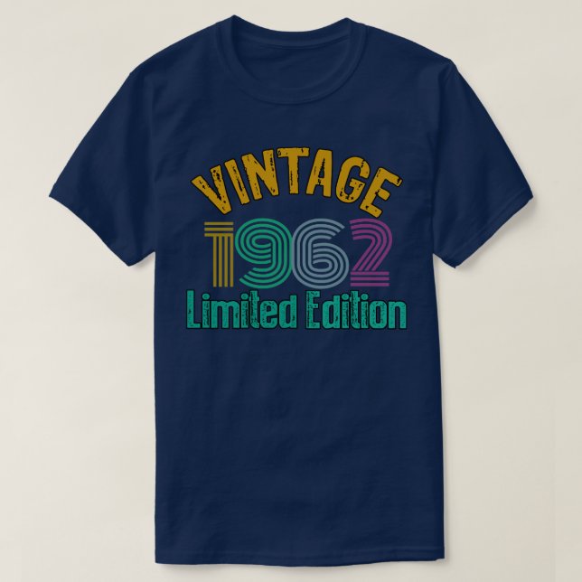 Vintage 1962 limited edition2 T-Shirt (Design Front)