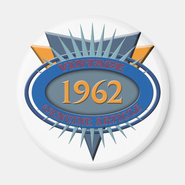 Vintage 1962 magnet (Front)