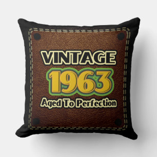Vintage 1963 - Aged To Perfection Cushion