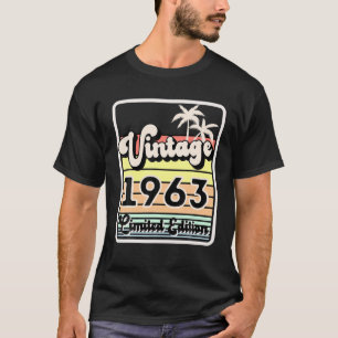 Vintage 1963 Limited Edition 59Th Birthday Gift Me T-Shirt