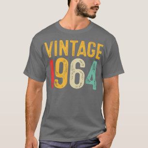 Vintage 1964 58th Birthday Decoration Men Women 58 T-Shirt