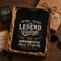 Vintage 1964 Aged Perfectly 62nd Birthday