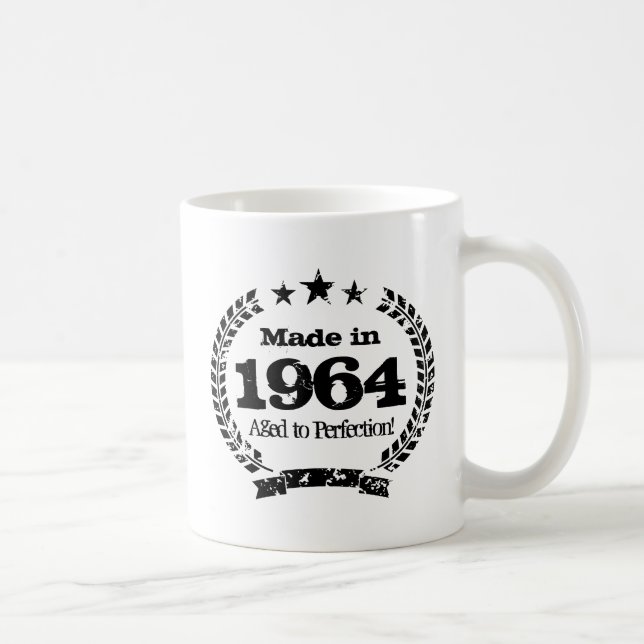 Vintage 1964 Aged to perfection coffee mug (Right)