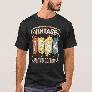 Vintage 1964 Birth Year Limited Edition 59 Years O T-Shirt