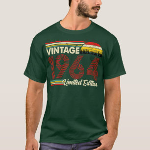 Vintage 1964 Birthday Shirt Limited Edition 1964 B