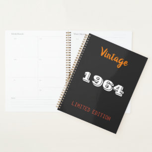 Vintage 1964 Limited Edition Planner – 62nd Gift