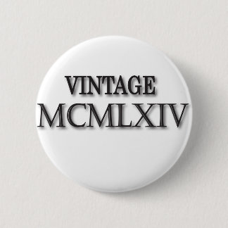 Vintage 1964 Roman 6 Cm Round Badge