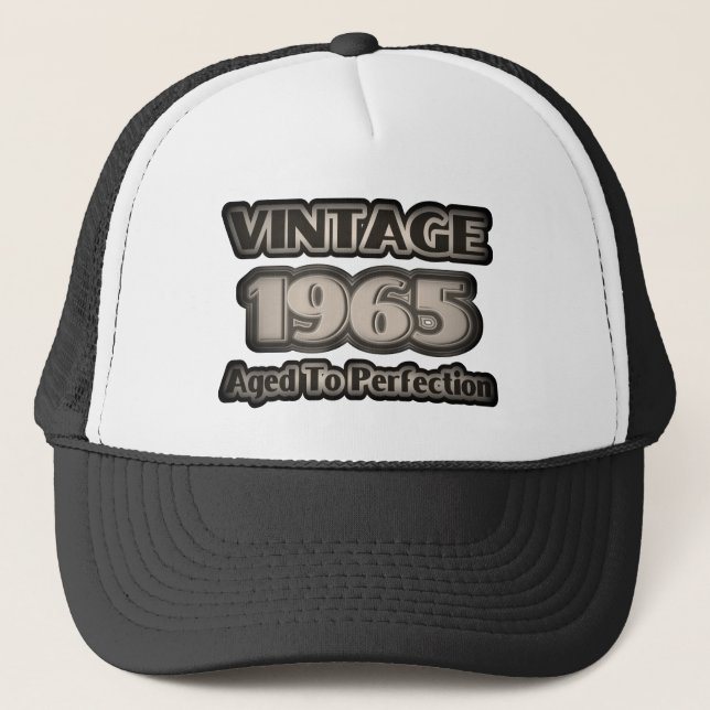 Vintage 1965 - Aged To Perfection Trucker Hat (Front)