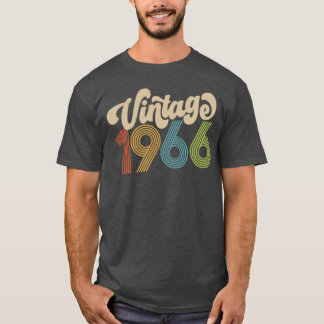 Vintage 1966 Retro, 60th Birthday, 60th Birthday,  T-Shirt
