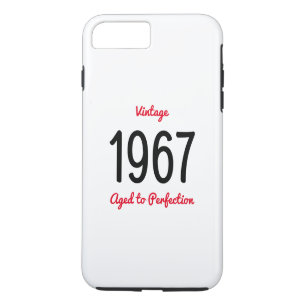 Vintage 1967 Aged To Perfection Birthday Gift Case-Mate iPhone Case
