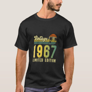 Vintage 1967 cute Birthday graphic T-Shirt