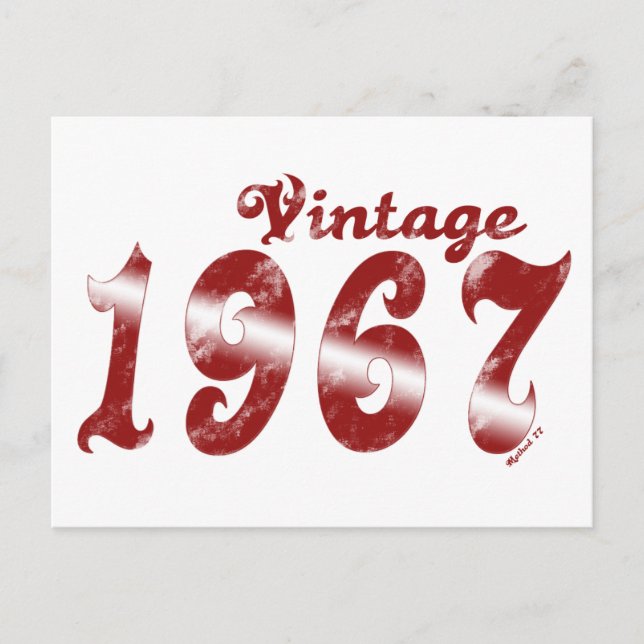 Vintage 1967 Postcard (Front)