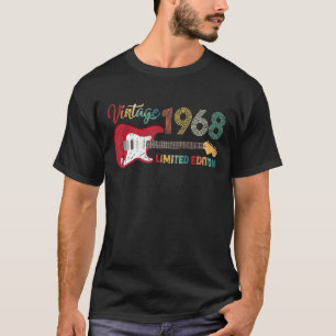 Vintage 1968 55 Year Old Guitar 55th Birthday T-Shirt