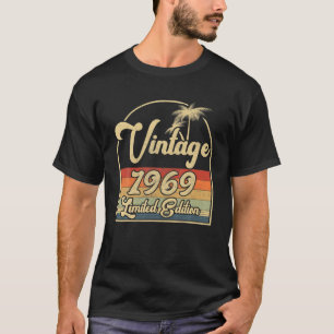 Vintage 1969 53Rd Birthday Limited Edition 53 Year T-Shirt