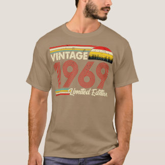 Vintage 1969 Birthday Shirt Limited Edition 1969 B