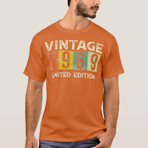 Vintage 1969 Limited Edition Gift 52nd Birthday T-Shirt
