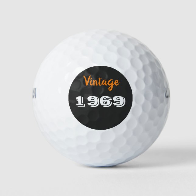 Vintage 1969 limited  edition Gift Golf Balls (Front)