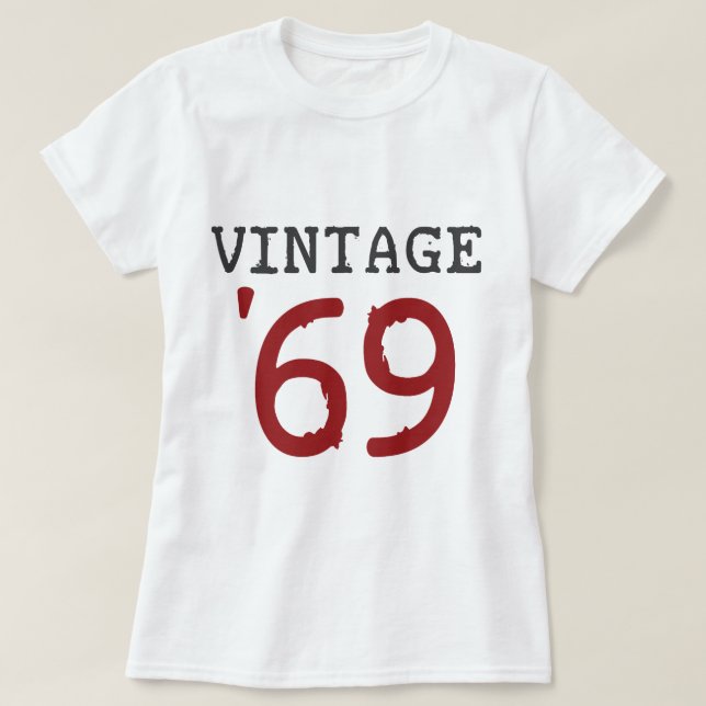 Vintage 1969 T-Shirt (Design Front)