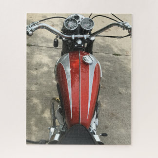 Vintage 1969 Triumph Motorcycle Jigsaw Puzzle