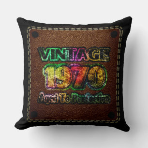 Vintage 1970 - Aged To Perfection Cushion