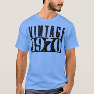 Vintage 1970 Vintage Black Text T-Shirt