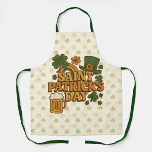 Vintage 1970s Saint Patrick's day Apron