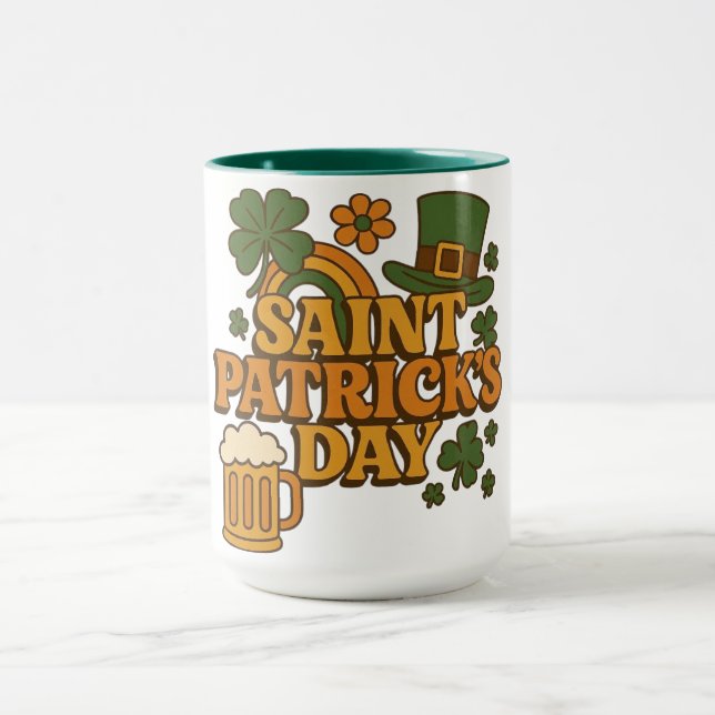 Vintage 1970s Saint Patrick's day  Mug (Center)