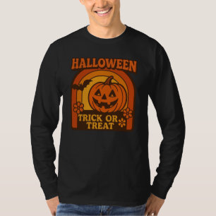 Vintage, 1970s style Halloween pumpkin T-Shirt