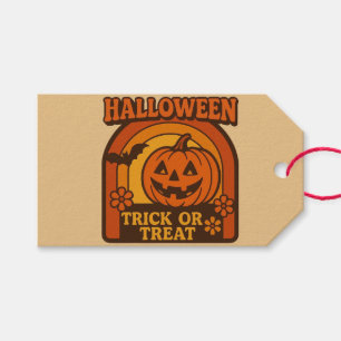 Vintage 1970s Trick or Treat Halloween Gift Tags