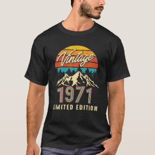 Vintage 1971 51st Birthday 51 Years Old Gift T-Shirt