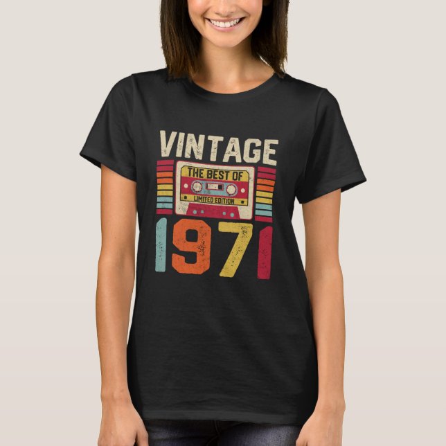 Vintage 1971 Limited Edition 54th Tee - Funny Birt (Front)