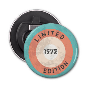 Vintage 1972 limited edition 50th Birthday Bottle Opener