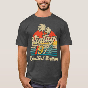 Vintage 1972 Limited Edition 50th Birthday Gift 50 T-Shirt