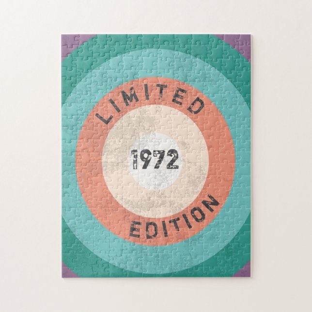 Vintage 1972 Limited Edition 54th Birthday Jigsaw  Jigsaw Puzzle (Vertical)