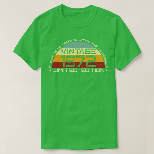 Vintage 1972 Masterpiece T-Shirt (Design Front)