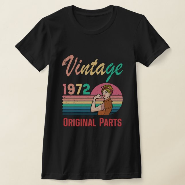 Vintage 1972 Original Parts T-Shirt (Laydown)