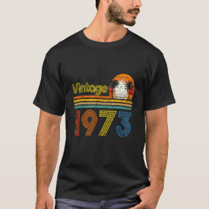 Vintage 1973 49 Years Old Men And Women 49th Birt T-Shirt