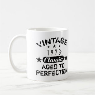 Vintage 1973 50th Birthday Coffee Mug