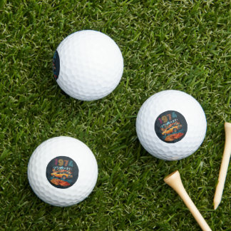 Vintage 1974 cool car golf balls