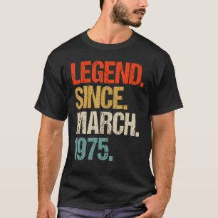 vintage 1975 48th birthday retro 48 years old 2 T-Shirt
