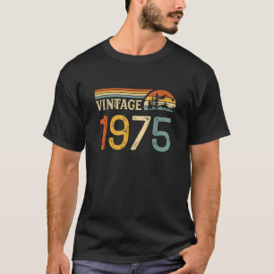 Vintage 1975 Birthday Retro T-Shirt