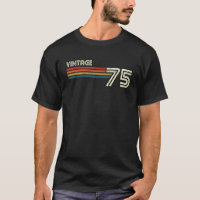 Vintage 1975 Chest Stripe 50 Years Old Birthday