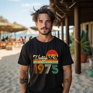 Vintage 1975 Limited Edition 50Th Birthday  T-Shirt