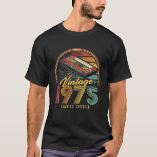 Vintage 1975 Retro Cassette 1975 51st Birthday 51 T-Shirt