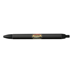 Vintage 1976 50 Years Old 50th Birthday Black Ink Pen