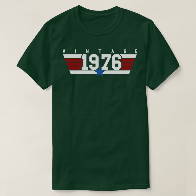 Vintage 1976 Aviator T-Shirt (Design Front)