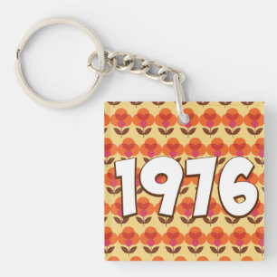 Vintage 1976 key ring