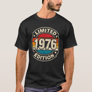 Vintage 1976 Limited Edition 50-Year-Old 50th Bday T-Shirt